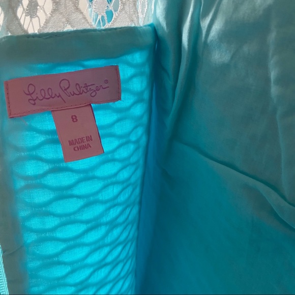 EUC Lilly Pulitzer serene blue Vandalia shift - Picture 10 of 15